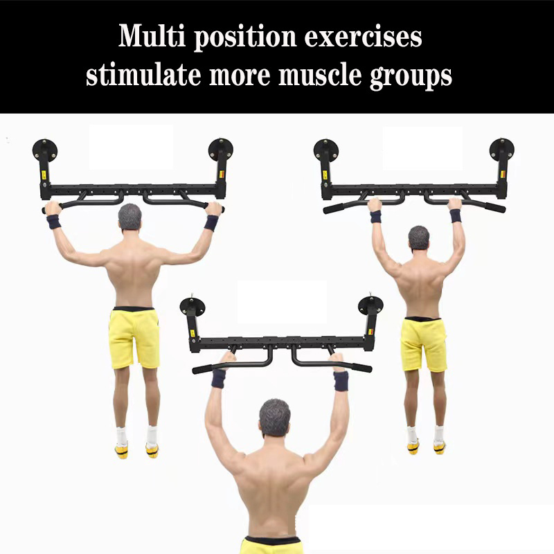 ZJFIT Multi handle position gym portable door wall pull up bar fitness accessories parallel bars home fitness equipment