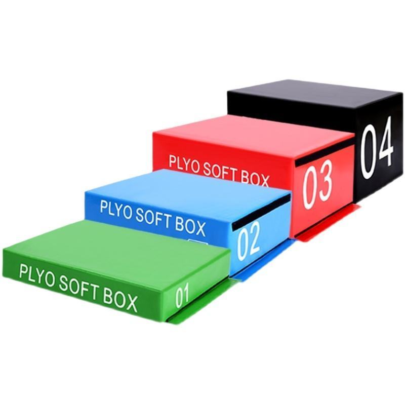 ZJFIT  Hot Sale Soft Stackable Plyo Box Set 7.5cm/15cm/30cm/45cm/60cm Full Set Used for Home Gyms