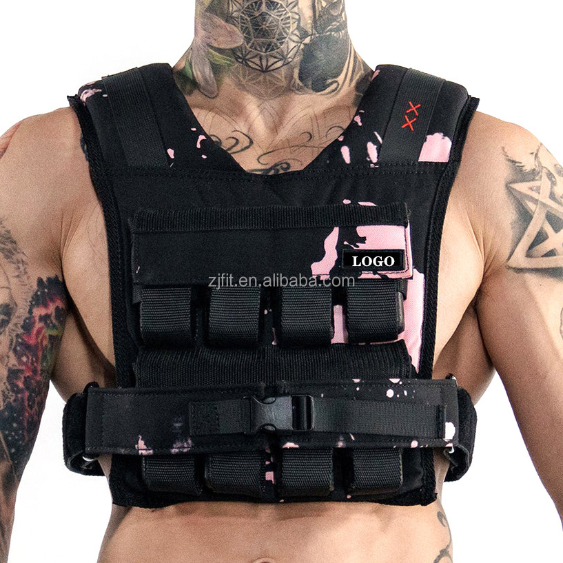 ZJFIT Heria fitness tactical training weighted vest adjustable weight vest Suitable for all kinds of weight-bearing sports