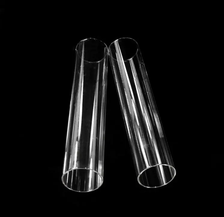 Hot Sale Custom Size Cylinder Candle Holder Glass Chimney Simple Wedding Decoration Clear Candle Holder