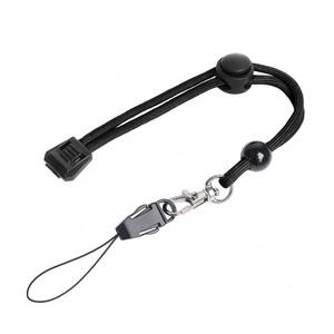 Safe hand wrist strap adjustable 550 paracord hand  wrist strap lanyard with quick release buckle for camera and flashlight