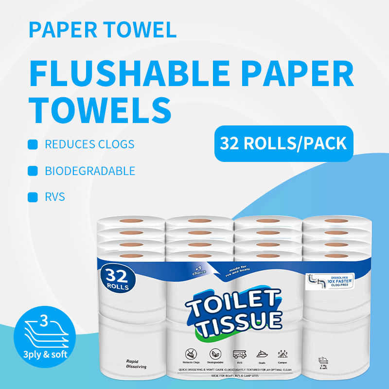 Soft organic eco friendly certified OEM custom cheap 4 3 2 ply toilet tissue paper rolls flushable toilet paper