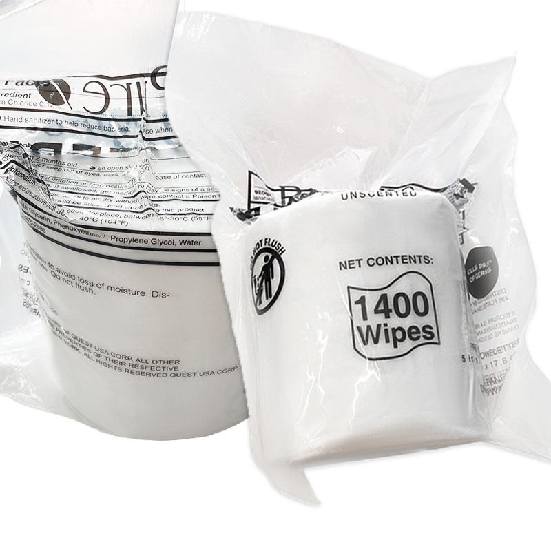 Wellness Center Cleaning Wipes  Gym Wipes for Cleaning Surfaces and Equipment Durable and Safe Pre-Saturated Wet Wipes rolls