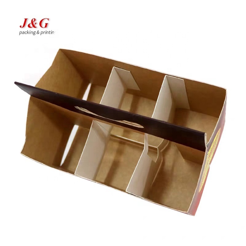 Recyclable kraft shipping box juice milk paper box carton wine gift box packaging