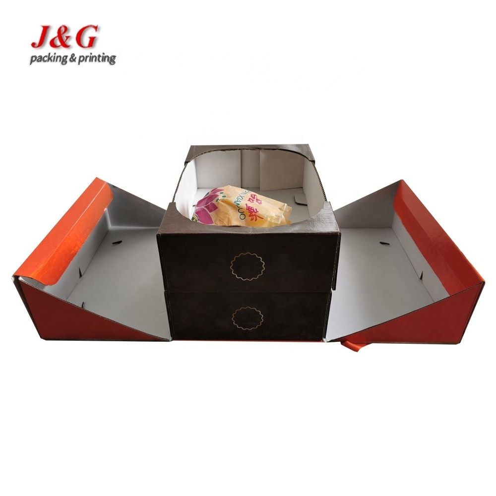 Custom apple orange cherry grapes strawberry watermelon tomato gift box manufacturer fresh fruit packing boxes