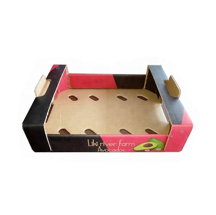 Manufacturer Luxury  Custom Logo Vegetable Fruits Packaging Carton Cardboard Cherry Tomato Banana Orange Grape Fruit Box