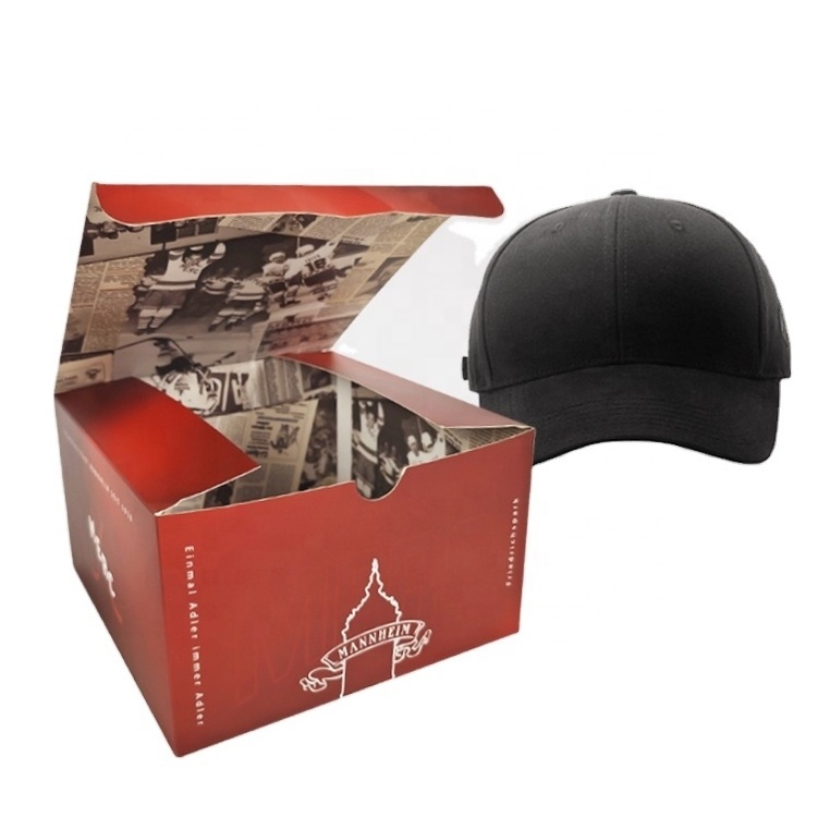 Custom shipping boxes with logo gift boxes for present fedora hat box packaging