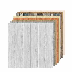 KIds home wood grain waterproof moisture proof wall tile wall cloth wallpaper