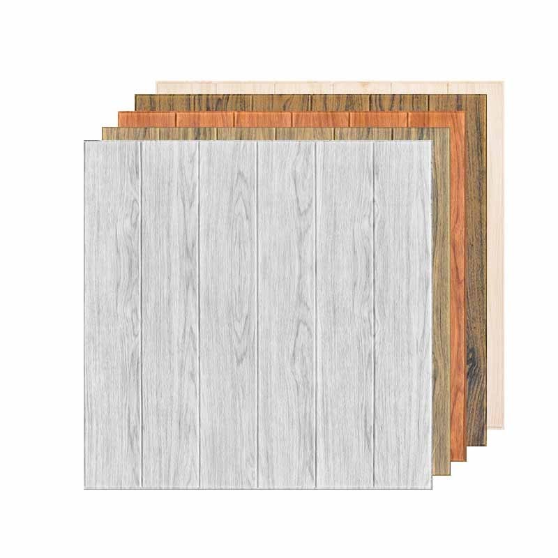 KIds home wood grain waterproof moisture proof wall tile wall cloth wallpaper