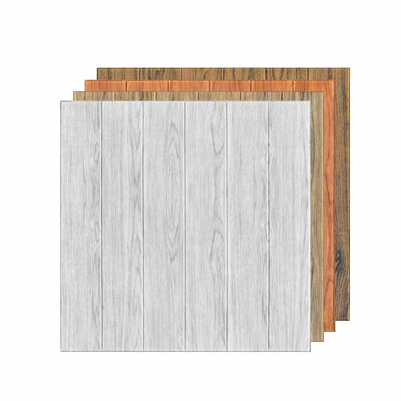 KIds home wood grain waterproof moisture proof wall tile wall cloth wallpaper