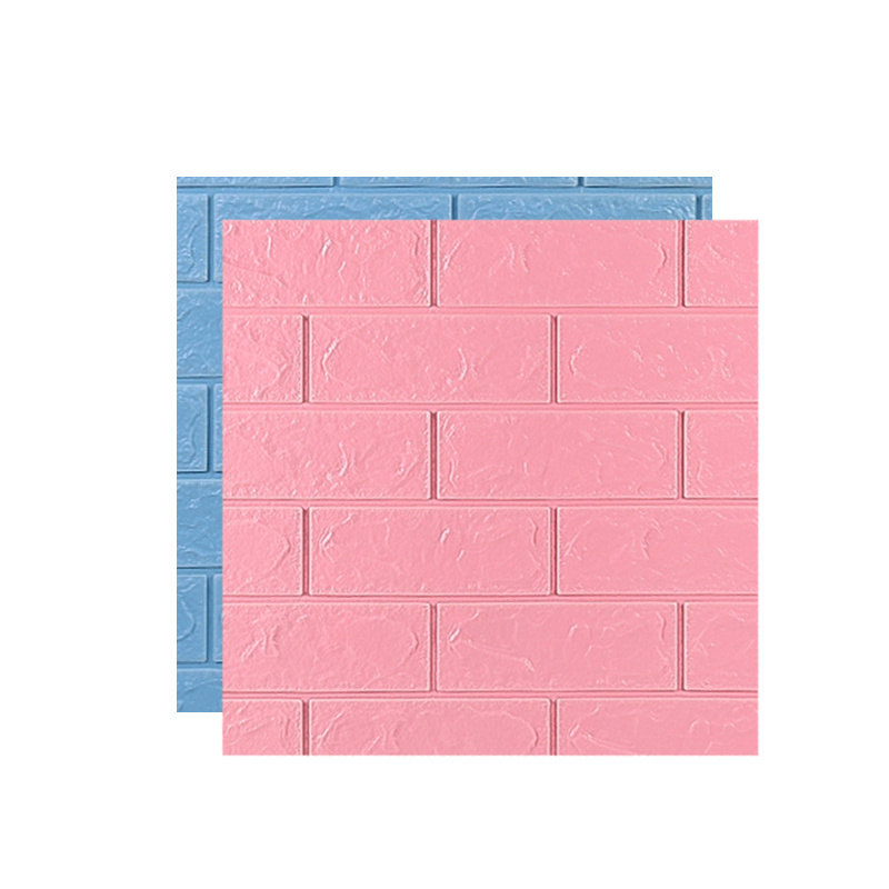 Peel and stick brick pattern 3d wall sticker mould-proof waterproof classical design adoreless wallpaper