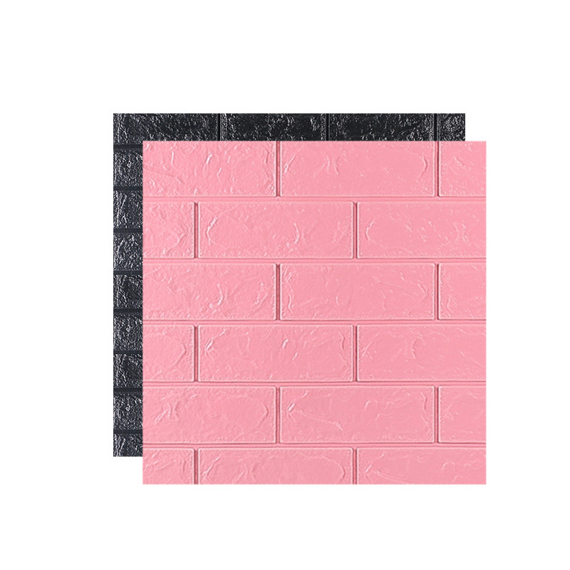 Wallpaper brick style 3d thick wall cover household bedroom living room basement waterproof moisture-proof wall sticker