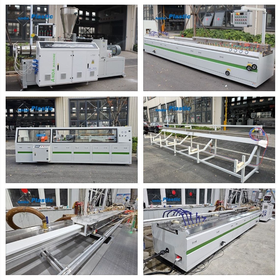 4000-5000kg/24h upvc window door frame extrusion line profile making machine manufacturer on sale