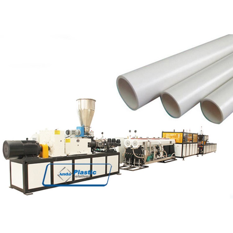 Electrical PVC pipe making machine production line