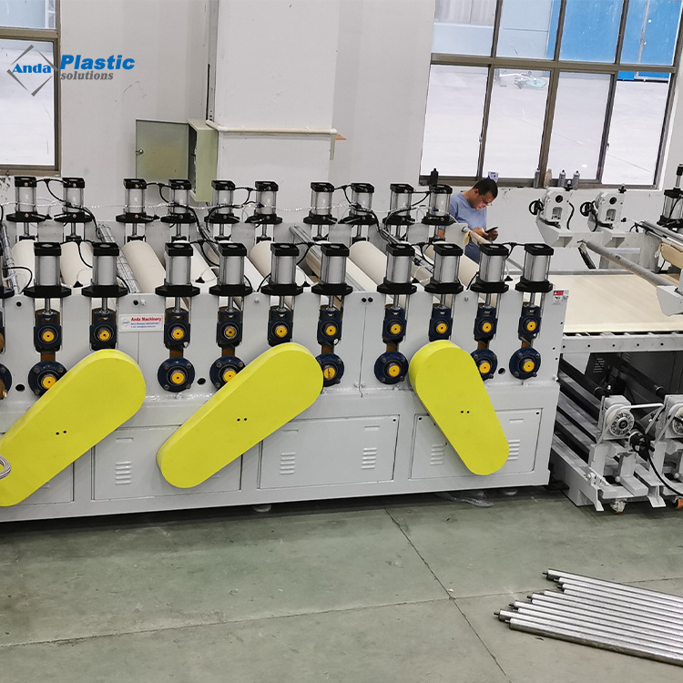 Factory Price Artificial Marble Production PVC Foam Board  Extrusion Line with Calender Cooling