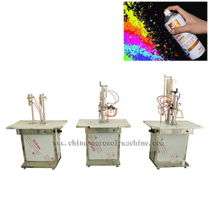 QGBW Semiautomatic Aerosol Can Filling Machine For Spray Paint