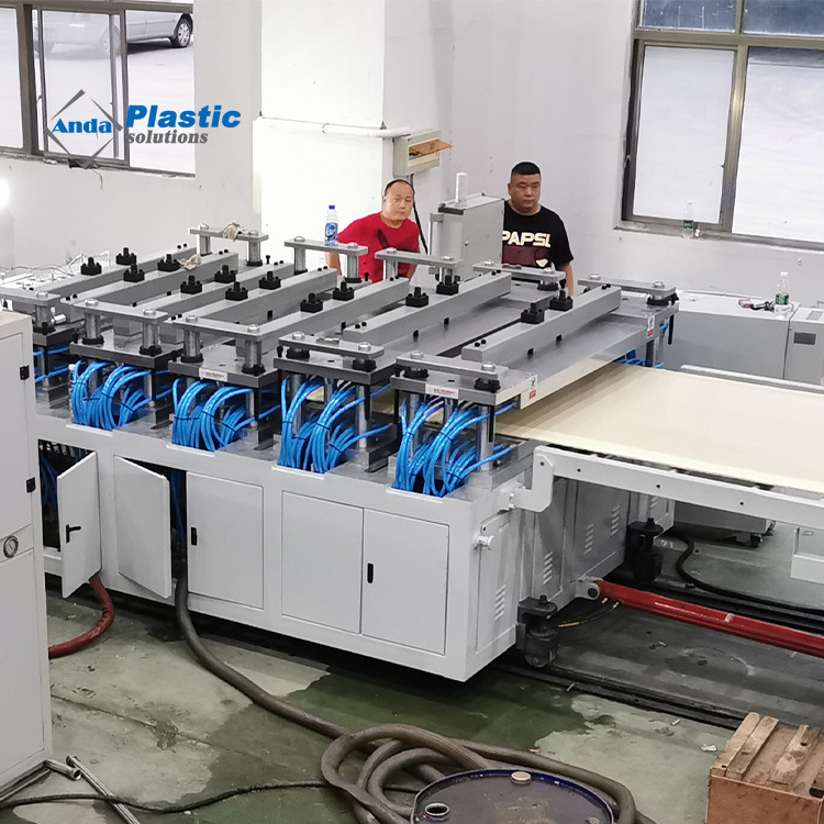 Factory Price Artificial Marble Production PVC Foam Board  Extrusion Line with Calender Cooling