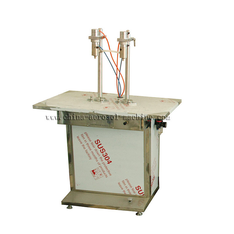 QGBW Semiautomatic Aerosol Can Filling Machine For Spray Paint