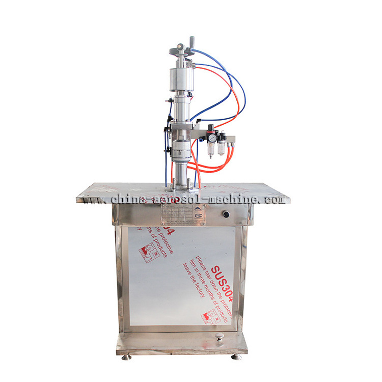 QGBW Semiautomatic Aerosol Can Filling Machine For Spray Paint