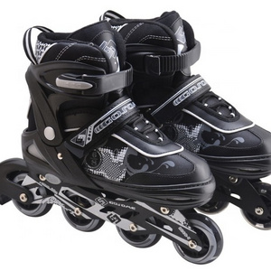 GOSOME Professional Flashing Inline Skates and Skateshoes and Rollerskates for Kids Sport Adjustable Inline Speed Skate Shoes