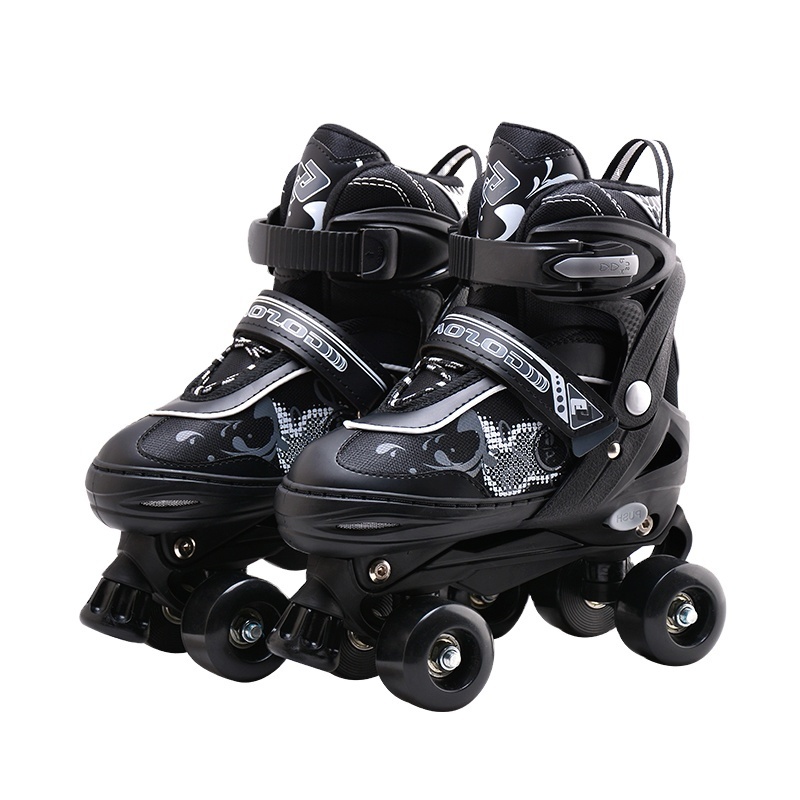 New Arrival 4 Wheels Used Bags Shoes With Kick Roller Skate Shoes