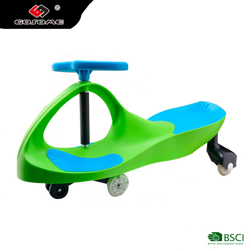 Gosome Children Swing twist Car with CE competitive price wiggle car for kids