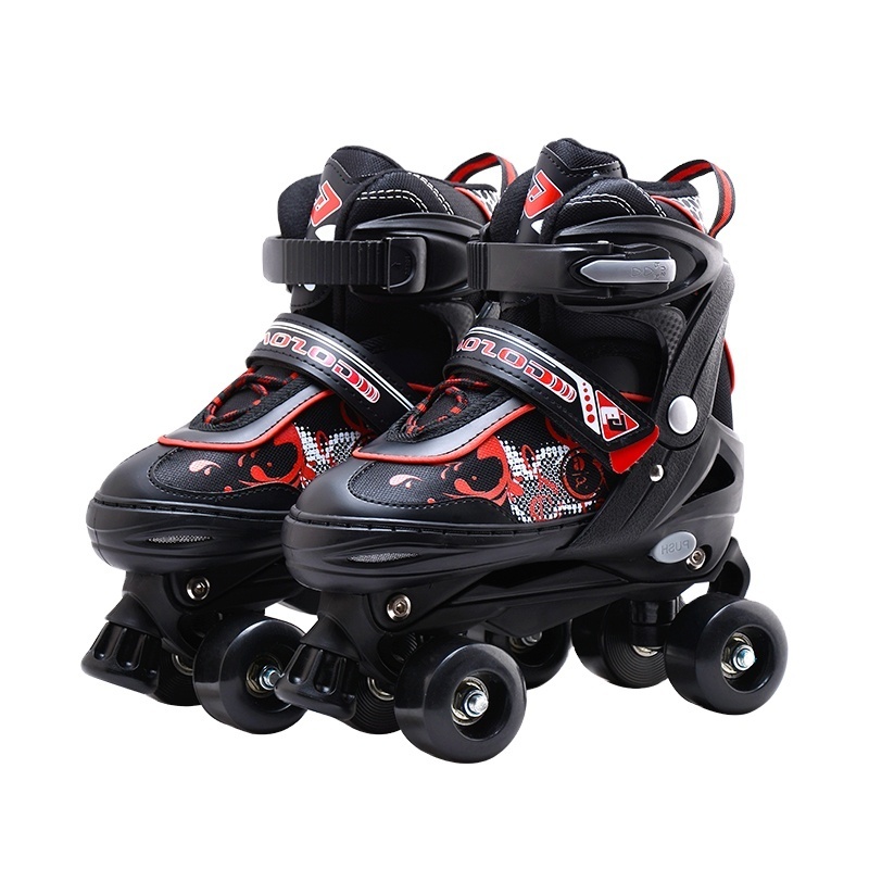 New Arrival 4 Wheels Used Bags Shoes With Kick Roller Skate Shoes