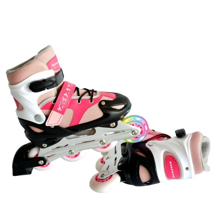 Adjustable 4 PVC Wheel Roller Skating Shoes High Quality Hot Quad Inline Skate for Sale Cheap Price Wholesale Professional Kids