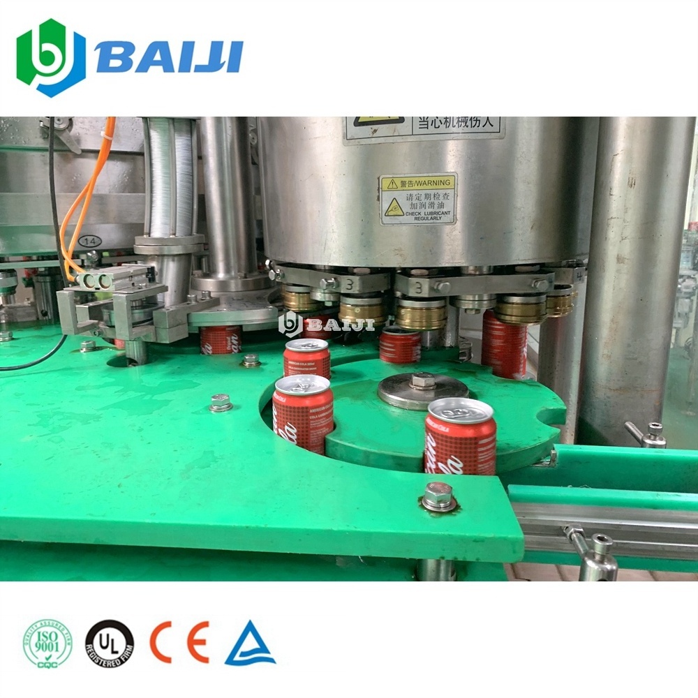 Full automatic aluminium can carbonated beverage energy drink canning ...