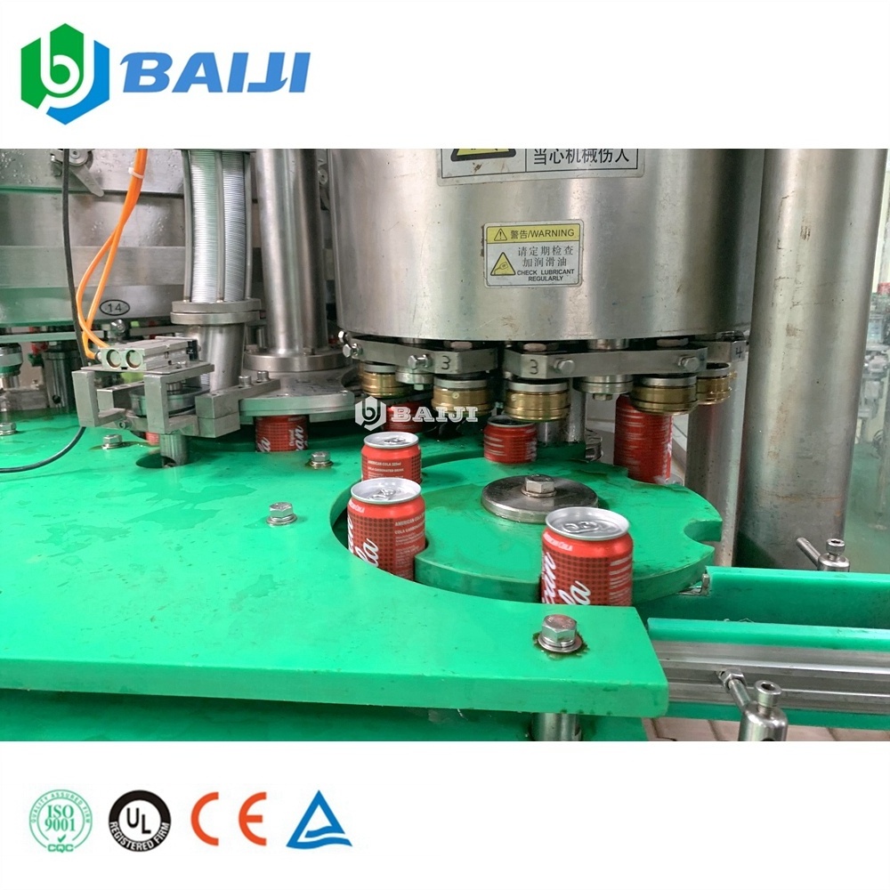 Full automatic aluminium can carbonated beverage energy drink canning filling machine