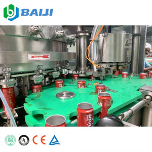 Automatic aluminum can beverage canning filling machine carbonated soft drink filler seamer