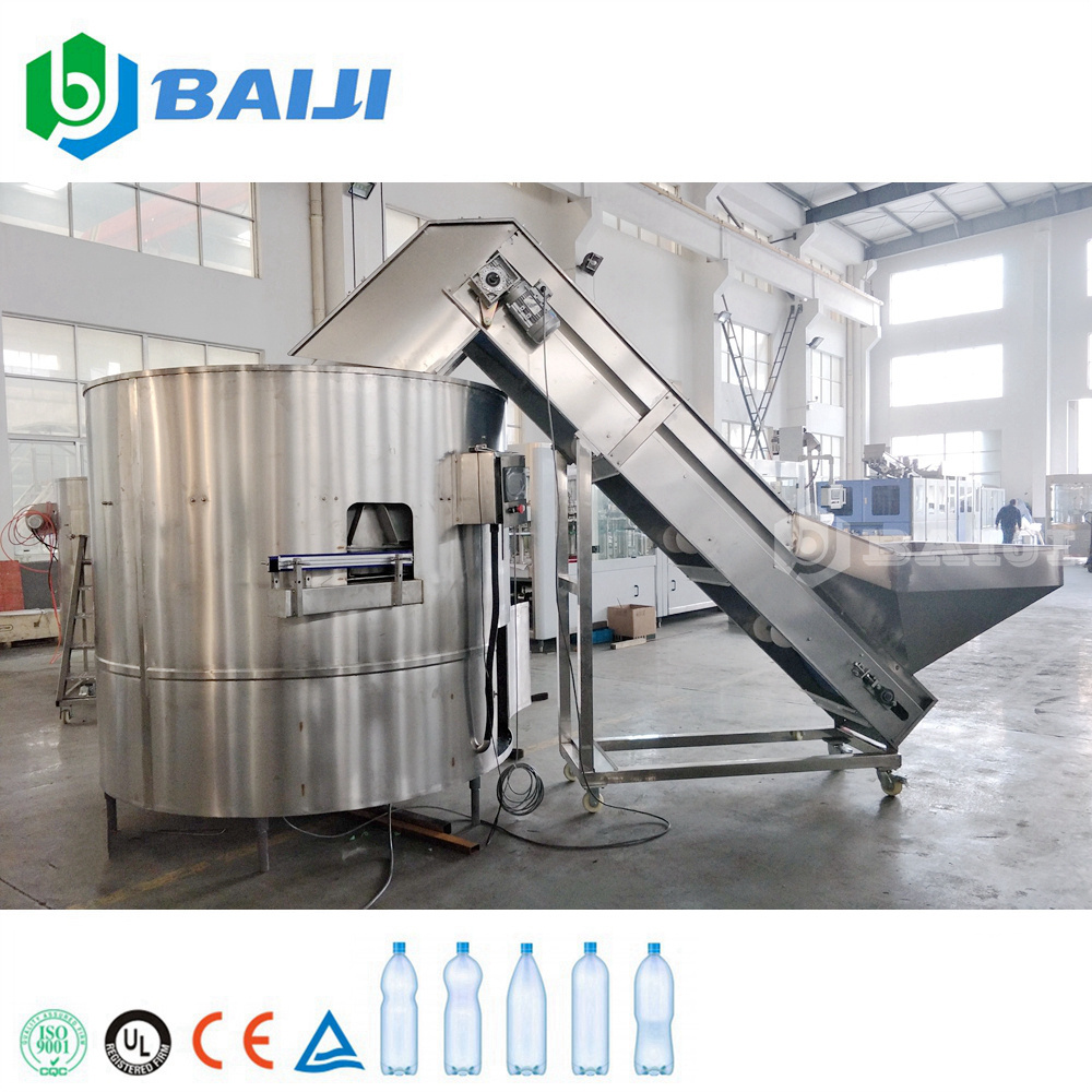 Best price high speed full automatic small pet bottle unscrambler feeder machine