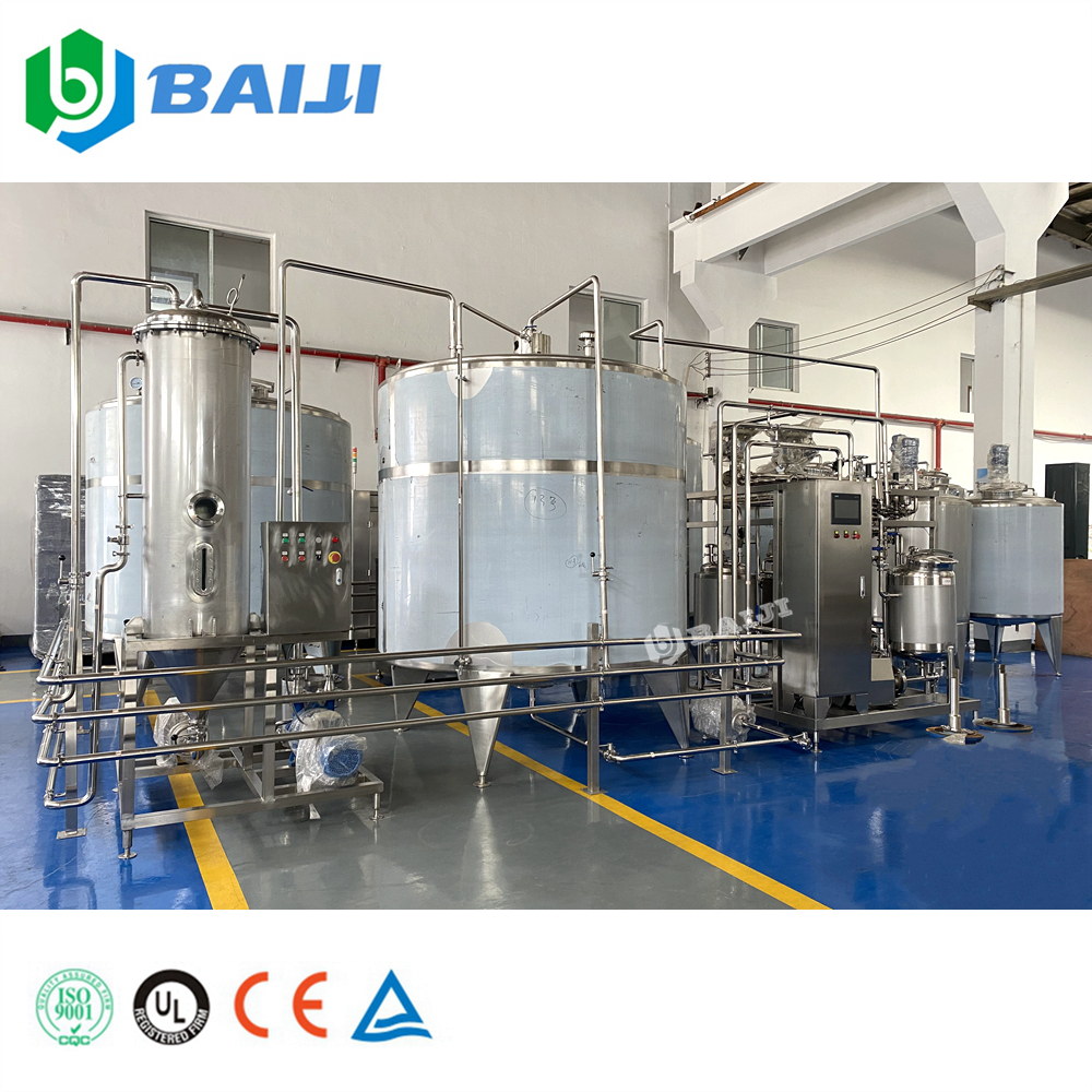 Fully automatic orange mango pineapple fruit juice beverage manufacturing making bottling filling plant machine