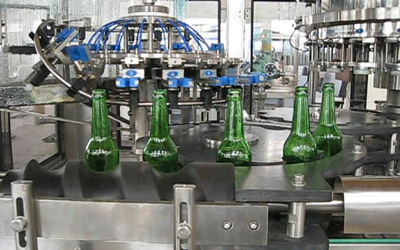 Isobaric filling beer making machine glass bottle beer bottle production line