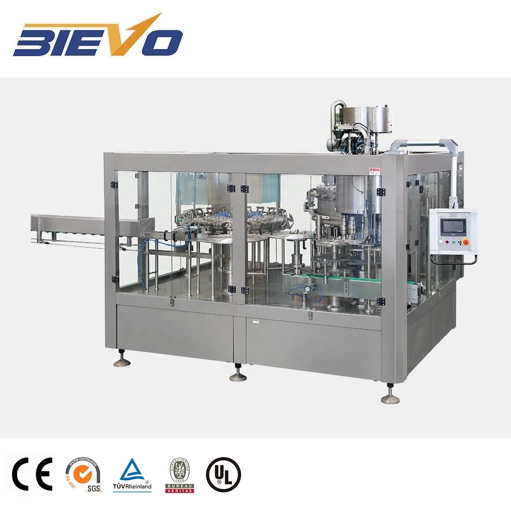 Carbonated Filling Production Line Carbonated Bottling Machine Energy Drink Carbonated Soda Soft Drink Filling Machine