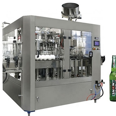 Isobaric filling beer making machine glass bottle beer bottle production line