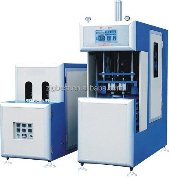 Semi-auto blow moulding machine for PET bottle