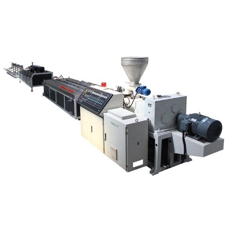 Hot sale good plastic pvc profile extrusion line / pvc window profile production line