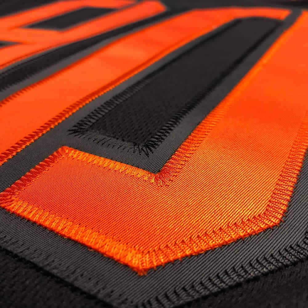 TBT2091601B Adhesive Backing  Tackle twill  fabric  for  Embroidery Tackle Twill Hockey Jersey Name kit