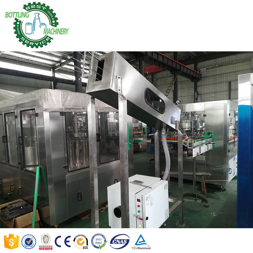 A to Z SUS304 rotary Isobaric 2 in 1 carbonated energy drink sparkling water PET aluminium can production producing machine