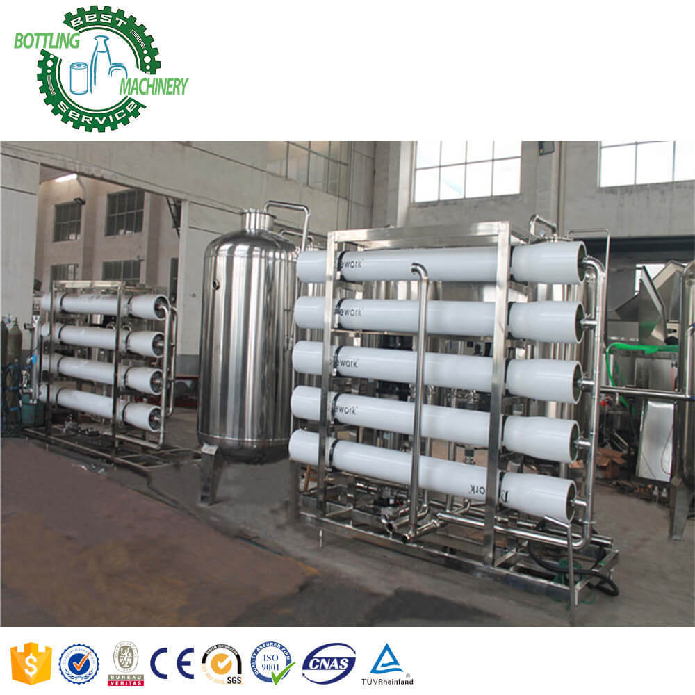 10000LPH 10ton/h FRP 8040 housing SUS304 Silica sand Sodium ion exchanger filter tank RO pure still water purifying machine