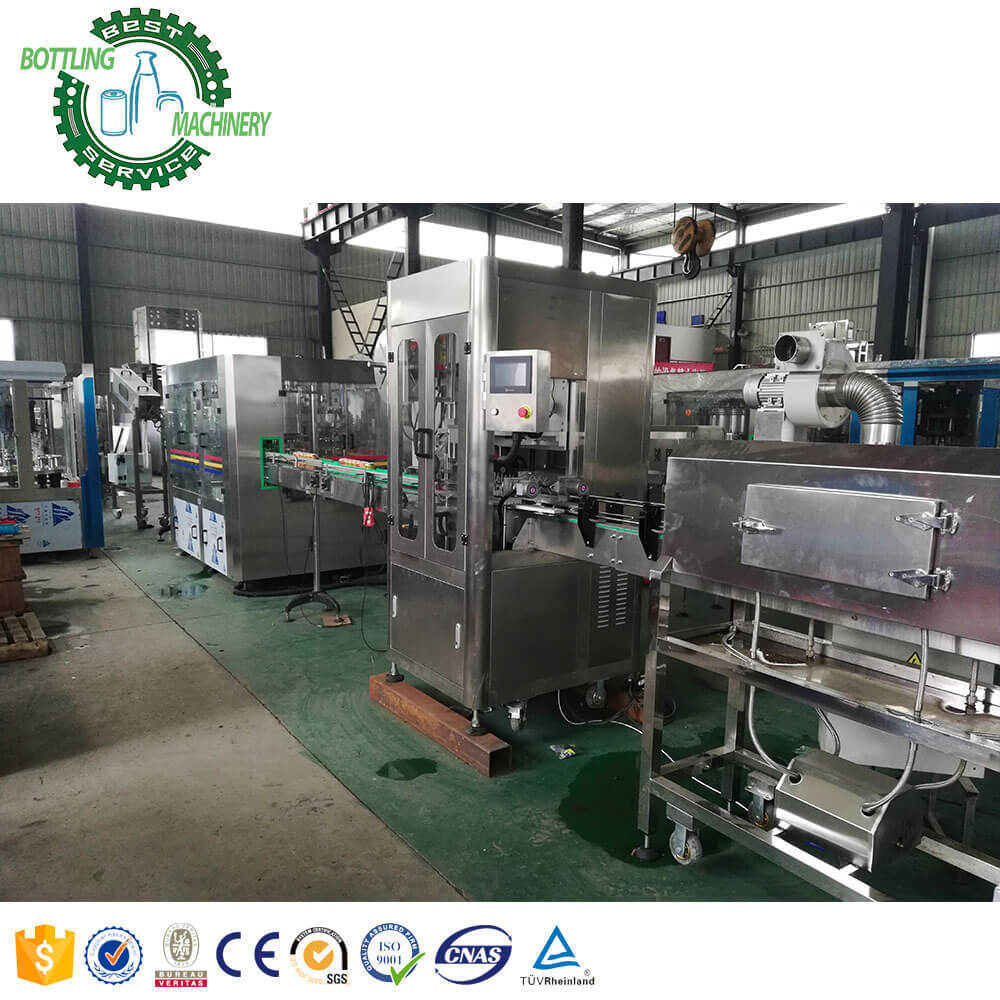 A to Z SUS304 rotary Isobaric 2 in 1 carbonated energy drink sparkling water PET aluminium can production producing machine