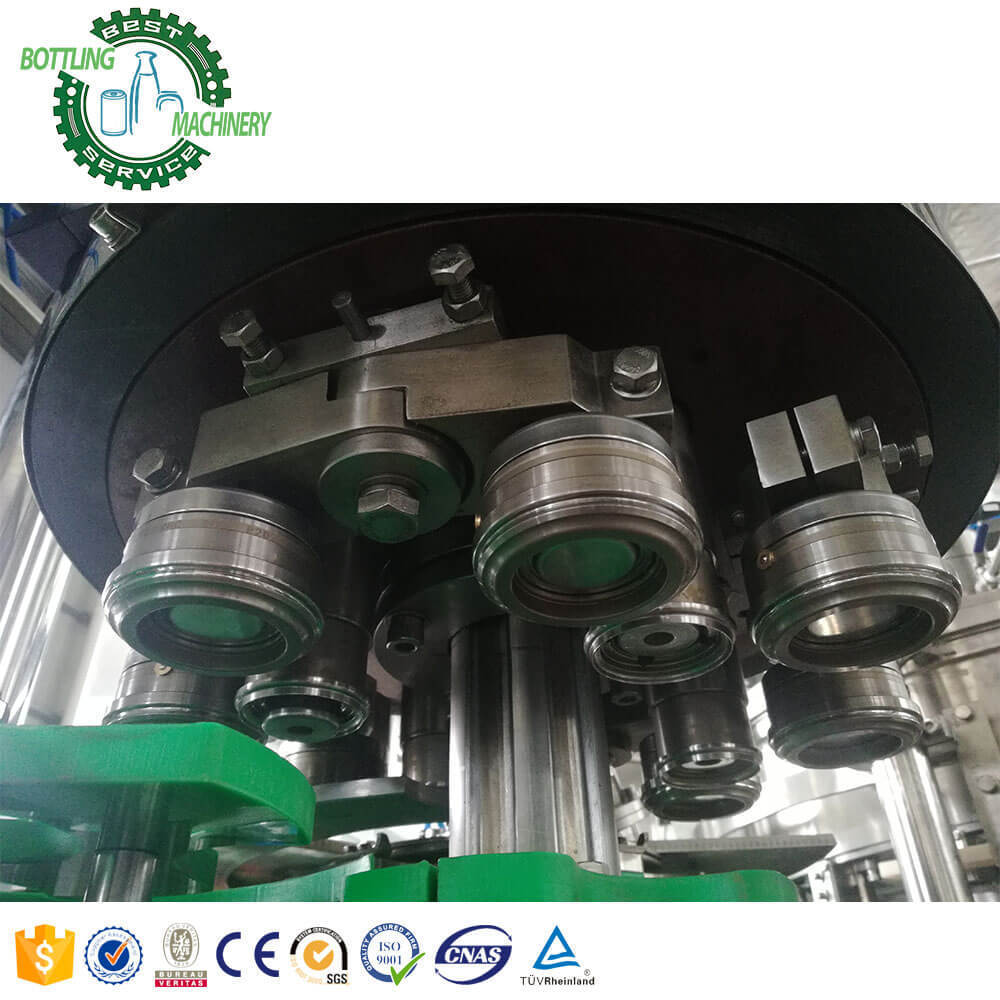 A to Z SUS304 rotary Isobaric 2 in 1 carbonated energy drink sparkling water PET aluminium can production producing machine