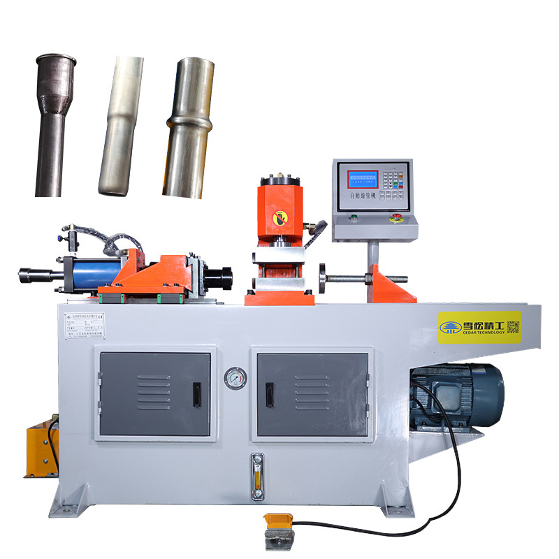 China Suzhou pipe end forming machine taper pipe reducing machine for Reducing Expanding Flanging