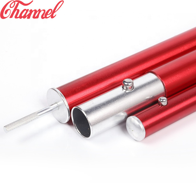 feet telescopic with clutch aluminum telescoping pole twist lock