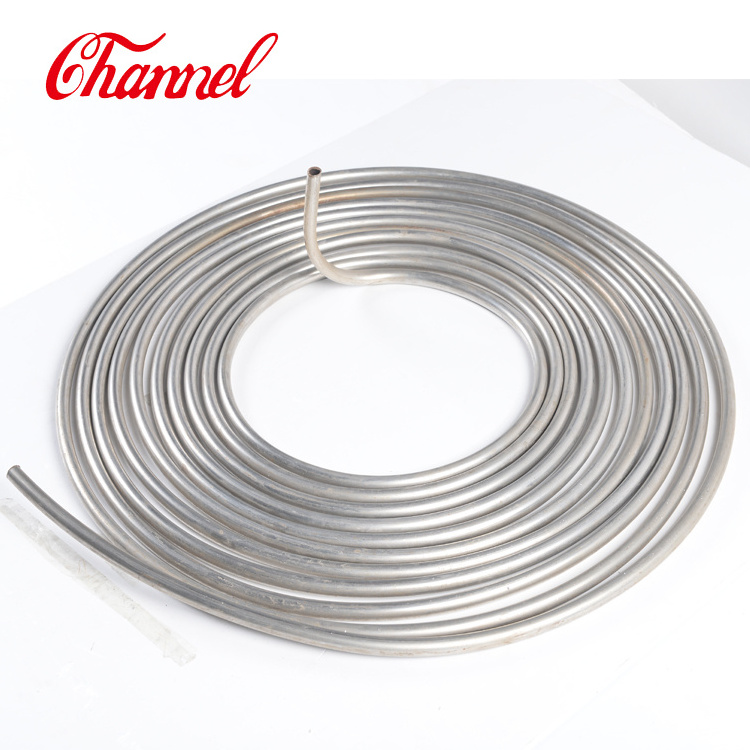 Seamless SUS304 316L stainless steel pipe Coil rolled / heat exchanger Tube /capillary tube coil