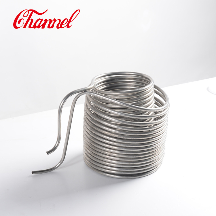 Seamless SUS304 316L stainless steel pipe Coil rolled / heat exchanger Tube /capillary tube coil