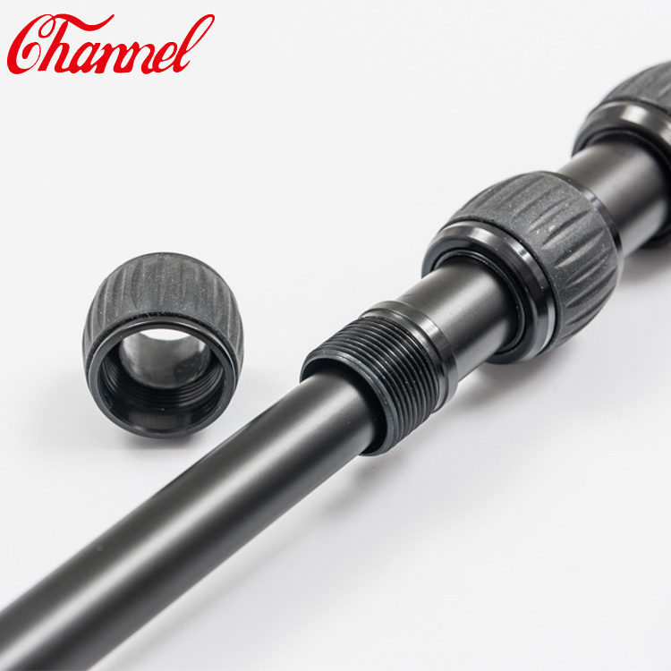 Custom length twist connection lock aluminum telescopic pole tube