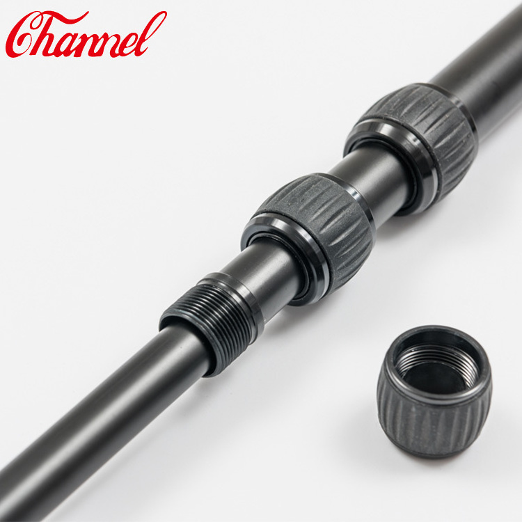 Custom length twist connection lock aluminum telescopic pole tube