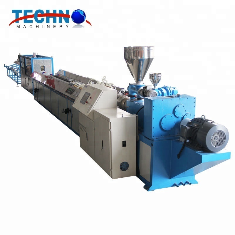 Wood Plastic Composited Product Making Machine/PVC PE PP WPC Door Floor Decorative Profile Board Panel Extrusion Production Line